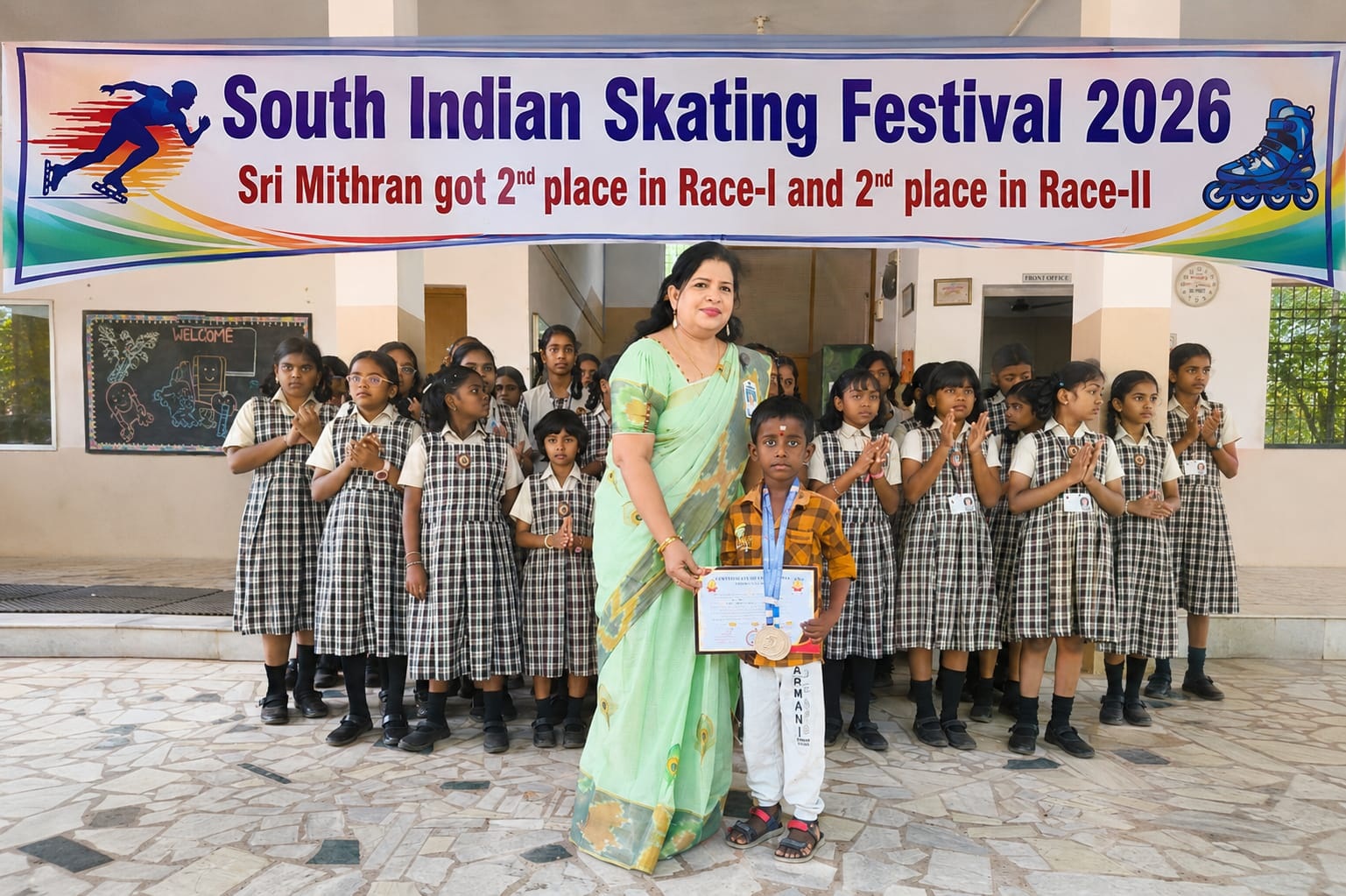 Read more about the article SOUTH INDIAN SKATING FESTIVAL – 2026 – SRI MITHRAN got 2nd place in Race-I and 2nd place in Race-II