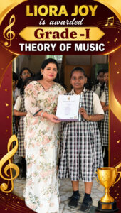 Read more about the article Leora Joy is Awarded Grade-I Theory of Music