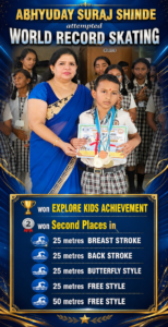 Read more about the article ABHYUDAY SURAJ SHIDE’s Achievement in Swimming, Skating